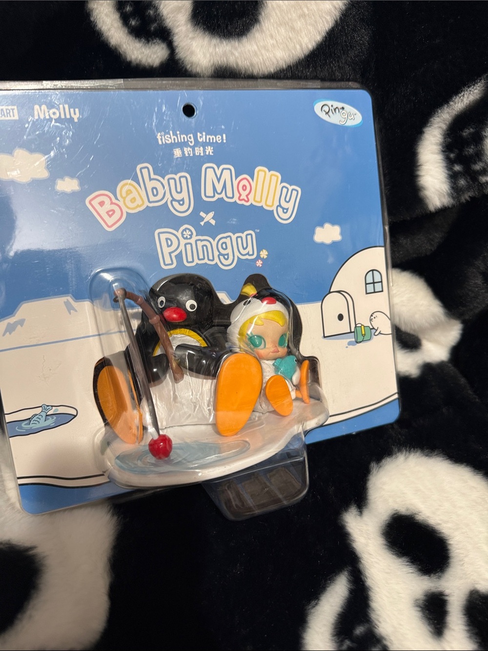 Baby Molly and Pingu figure